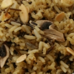 Rice with Mushrooms and Pistachios